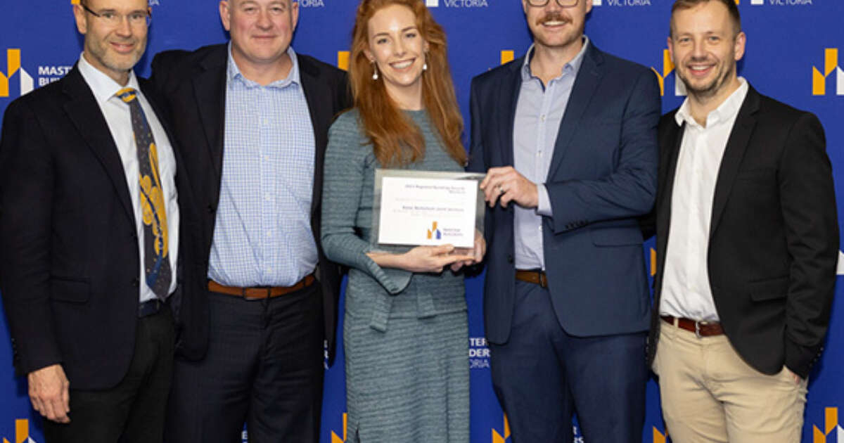 2023 Master Builders Victoria Regional Building Awards Winner Kane