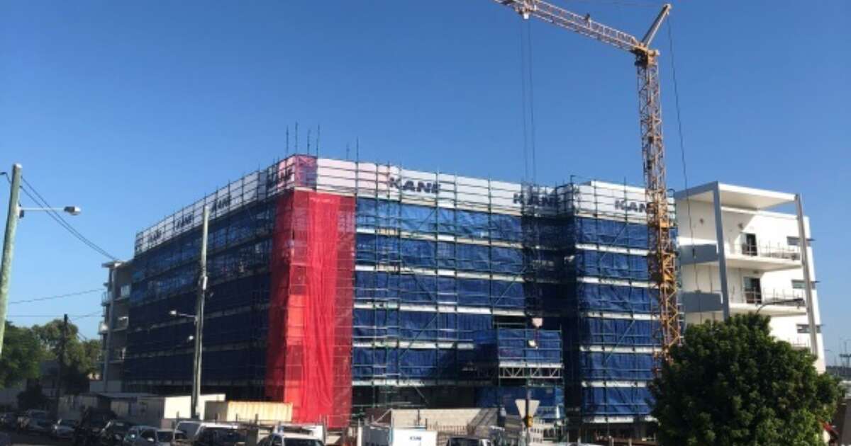 Topping out at Colton Avenue Apartments Kane Constructions